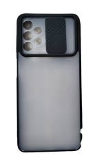 Huse siliconcu protectie camera slide Samsung Galaxy A52 ; A52s , Negru