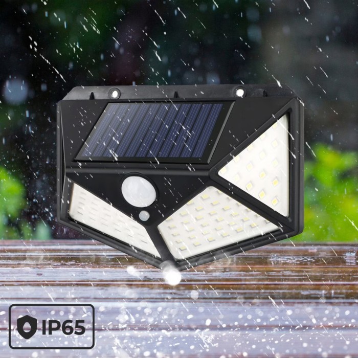 Lampa solara, setare reglabila