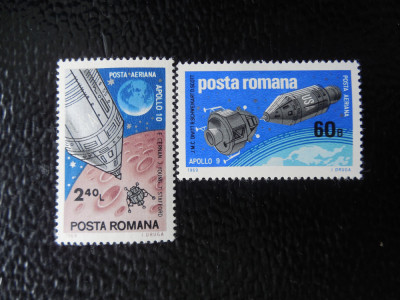 Serie timbre romanesti cosmos nestampilate Romania MNH foto