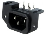 Conector Alimentare AC Tată 10A 250VAC IEC 60320