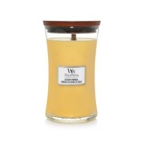 WoodWick Seaside Mimosa Lum&acirc;nare aromată cu fitil din lemn 609.5 g