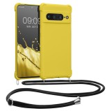 Husa Kwmobile pentru Google Pixel 7 Pro, Galben, Silicon, KWM000017KM011C