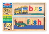 See &amp; Spell Wood Puzzle