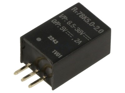 Convertor DC/DC 5V 2A, SIP3 foto