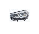 Far Bmw X3 (G01), 06.2017-07.2021; X4 (G02), 03.2018-, montare fata, stanga, cu functie mascare faruri faza lunga; cu indicator led; LED; electric; f, Magneti Marelli
