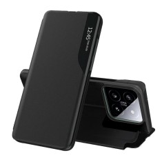 Husa Xiaomi 14 Eco Leather View flip tip carte, negru foto