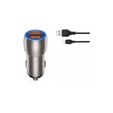 Incarcator auto SMART Quick charge USB QC3.0 36W + cablu Type C Cod: XO-CC52C Automotive TrustedCars, Oem