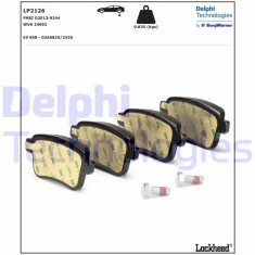 DELPHI LP2126 set placute frana,frana disc