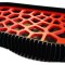 Sapuniera 3D, model Wave, Negru Rosu