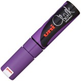 Marker creta lichida cu varf tesit,violet,8 mm