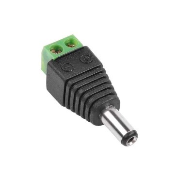 Mufa alimentare DC 2.1x5.5 tata prindere cu surub regleta foto