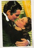 bnk cp film - Vivien Leigh si Clark Gable - carte postala uzata
