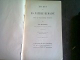 ETUDES DES LA NATURE HUMAINE - ELIE METCHNIKOFF (STUDII ASUPRA NATURII UMANE)
