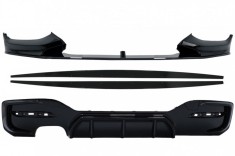 Prelungire Bara Fata BMW 1 Series F20 F21 LCI (2015-2019) cu Difuzor Bara Spate Evacuare Dubla Stanga si Extensii Praguri Laterale Hatchback M Sport N