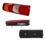 Lampa spate MERCEDES ACTROS, 2011-, ATEGO (1823-2628) 2013-, partea stanga, DEPO, cu lumina lampa numar; 24V; P21W+R10W; cu soclu bec,