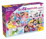 Cumpara ieftin Puzzle de podea 2 in 1 Lisciani Disney Princess, Maxi, 2 x 24 piese