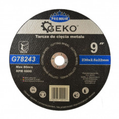 Disc pentru metal, 230x2.5 Inox, Geko Premium, G78243