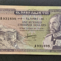 Etiopia / Ethiopia - 100 Ethiopian Dollars (1966) Emperor Haile Selassie