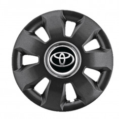Set 4 Capace Roti pentru Toyota, model Ares Black, R16