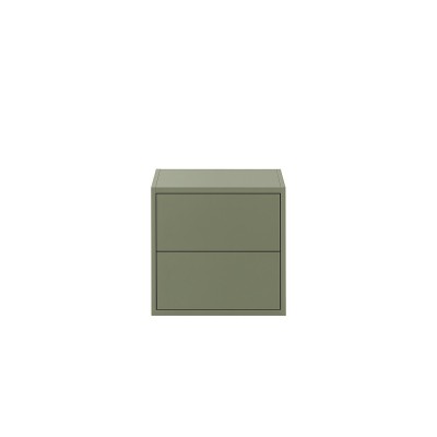 Boxie 2 fi&amp;oacute;kos fali szekr&amp;eacute;ny 40x40x37 cm z&amp;ouml;ld foto