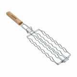 Grătar pentru c&acirc;rnați Naterial, oțel inoxidabil, 49 cm
