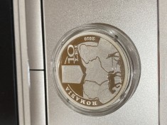 Moneda comemorativa argint 10 lei Romania 2010, Liviu Rebreanu foto