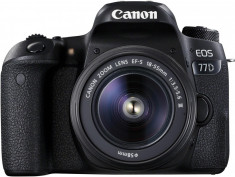 Canon EOS 77D cu Obiectiv 18-55mm f/3.5-5.6 DC III foto