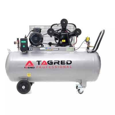 Compresor aer comprimat trifazic trifazat 200L 380V 5.6CP 650L min 8bar 3 pistoane+regulator dezumidificator(TA309B) foto
