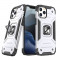 Wozinsky Ring Armor Husă Kickstand Tough Rugged Cover Pentru IPhone 12 Pro Max Argintiu 9111201919273