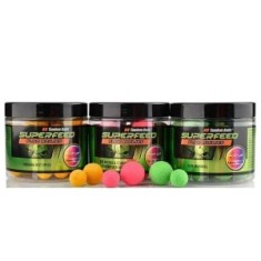 Fluo Pop-up Tandem Baits Superfeed 14mm And 16mm 90g Milky Mulberry foto
