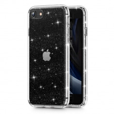 Husa Tech-Protect Glitter pentru Apple iPhone 7/8/SE 2020/2022 Transparent