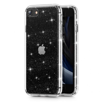 Husa Tech-Protect Glitter pentru Apple iPhone 7/8/SE 2020/2022 Transparent foto