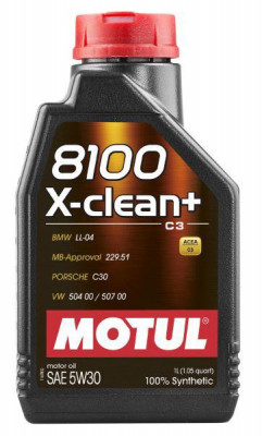 Ulei motor Motul 8100 X-Clean+ C3 05W30 1L 453803 C10B45 / 12138204 foto