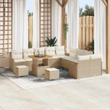 VidaXL Set de canapele pentru grădină 13 pcs Bej, crem 80 x 80 x 71 cm
