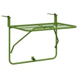 Cumpara ieftin Masa de balcon, verde, 60x40 cm, otel
