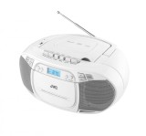Cumpara ieftin Radio cu casetofon si player CD JVC RC-E451W, 2 x 1.6 W RMS, FM, Bluetooth,