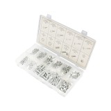 Trusa holsuruburi lemn si tabla 347 piese suruburi cu cap cruce, piulite si saibe plate