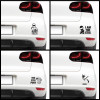 Sticker auto - The Stig (pachet)