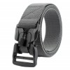 Curea Barbati Pufo Tactical Army Gri, Catarama Magnetica, 3.8x125cm, Poliester, Ajustabila, Multifunctionala, Casual/Elegant