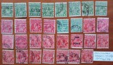 COLONIE -GRITAN.--''AUSTRALIA-KING-GEORGE-V''-( 1913-23)- Filigrame dif.-LOT 30VAL.=STAMPILAT-Vezi-Scan
