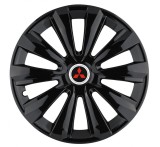 Cumpara ieftin Set 4 Capace Roti Autohelix MSA&reg;, potrivite jantelor de R15, pentru Mitsubishi, model delta negru