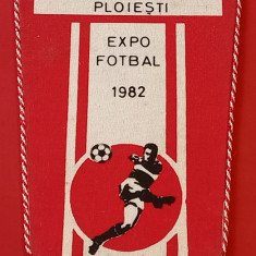 Fanion - EXPO Fotbal PLOIESTI 1982 (cercul de numismatica)