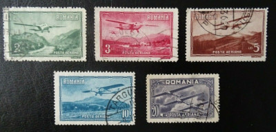 Romania LP 94 , Posta aeriana , Stampilate foto