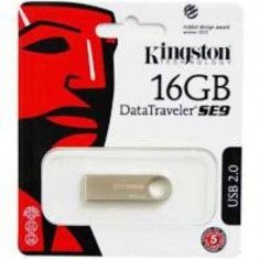 Memorie USB KINGSTON, 16Gb Datatraveler SE9 Negru + Ambalaj Retail foto