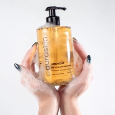 AuraSkin Sapun lichid, Espresso, cu boabe de cafea transformate, pentru toate tipurile de piele, 500 ml