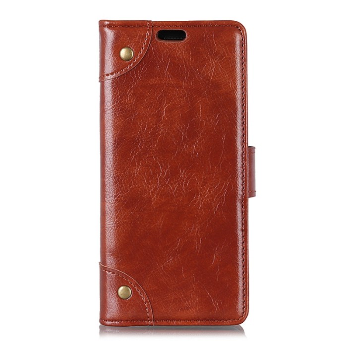 Husa Piele OEM Buckle Nappa pentru Samsung Galaxy S10e G970, Maro