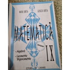 Marius Burtea - Matematica. Clasa a IX-a