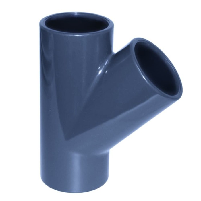 PVC - U 45&deg; T-Conector Manșon 40 mm PN16