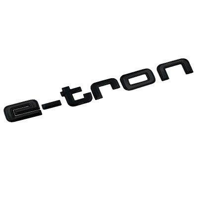 Emblema e-tron pentru spate portbagaj Audi, negu foto
