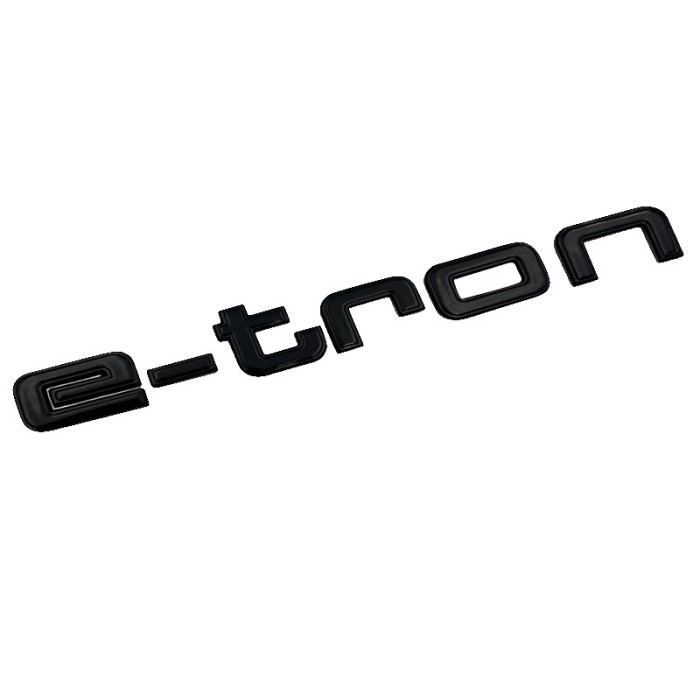 Emblema e-tron pentru spate portbagaj Audi, negu